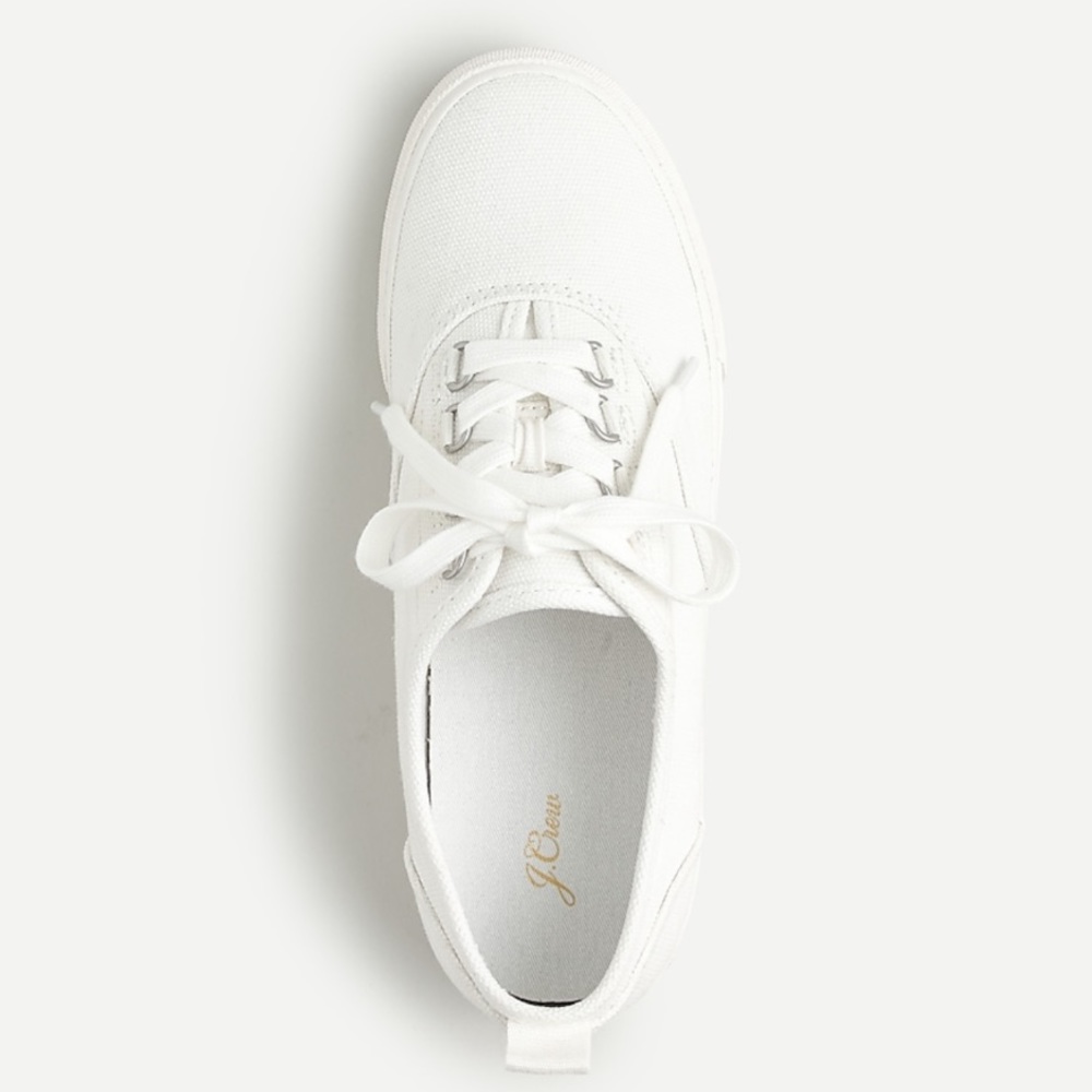 NIB J. Crew Harbor sneaker in White - Picture 3 of 7
